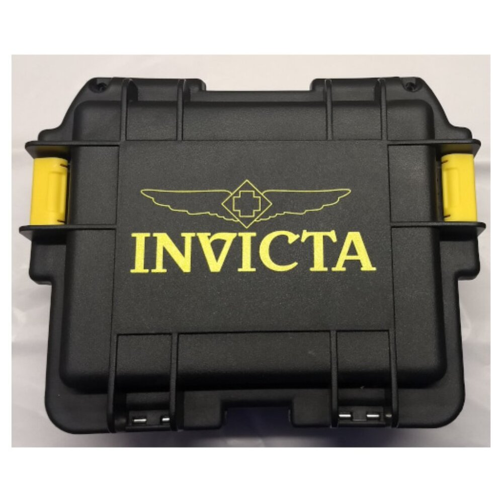 Invicta 3-slot Watch Dry Box - Black and Yellow